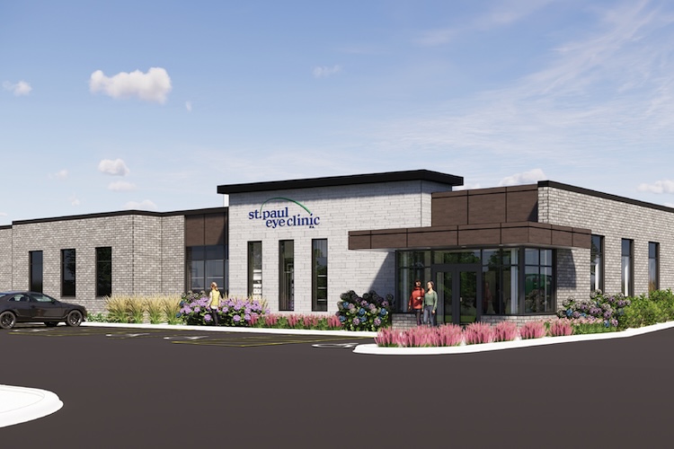 A high quality rendering of the Vadnais Heights location